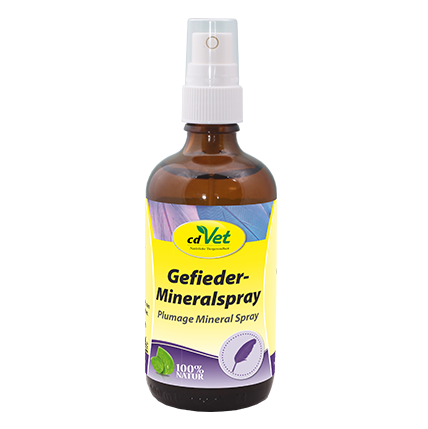 Gefieder-Spray, Plumage Mineral Spray, Minz?, Naturprodukt?, Bio?