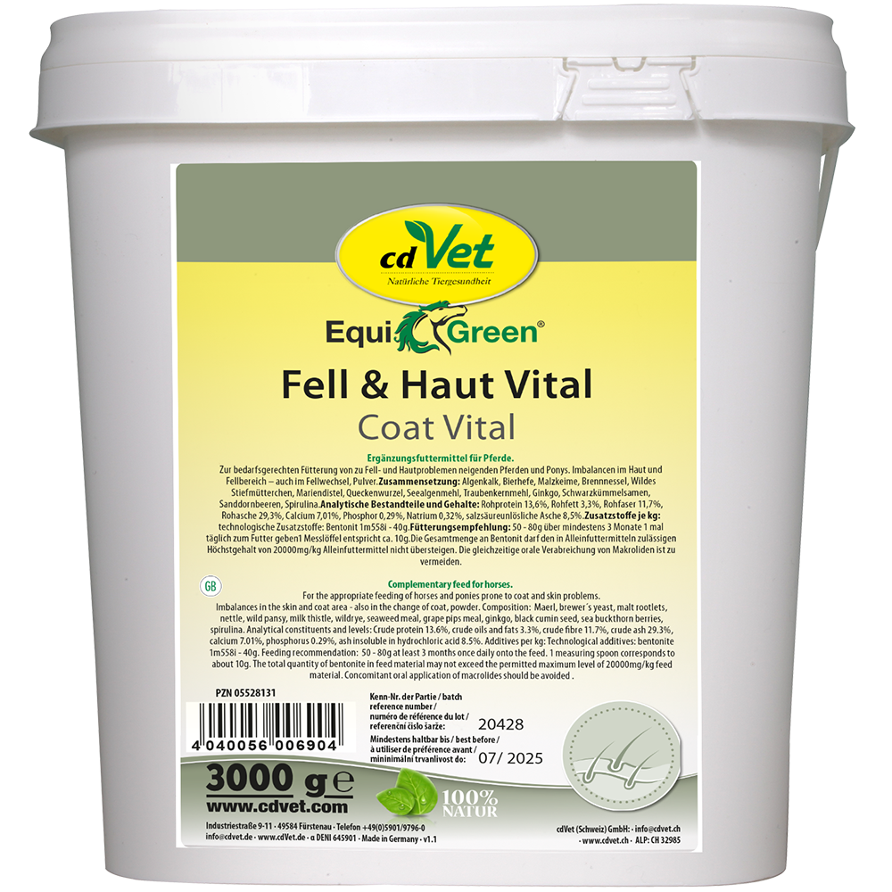 EquiGreen Pelage & Peau Vital 3 kg