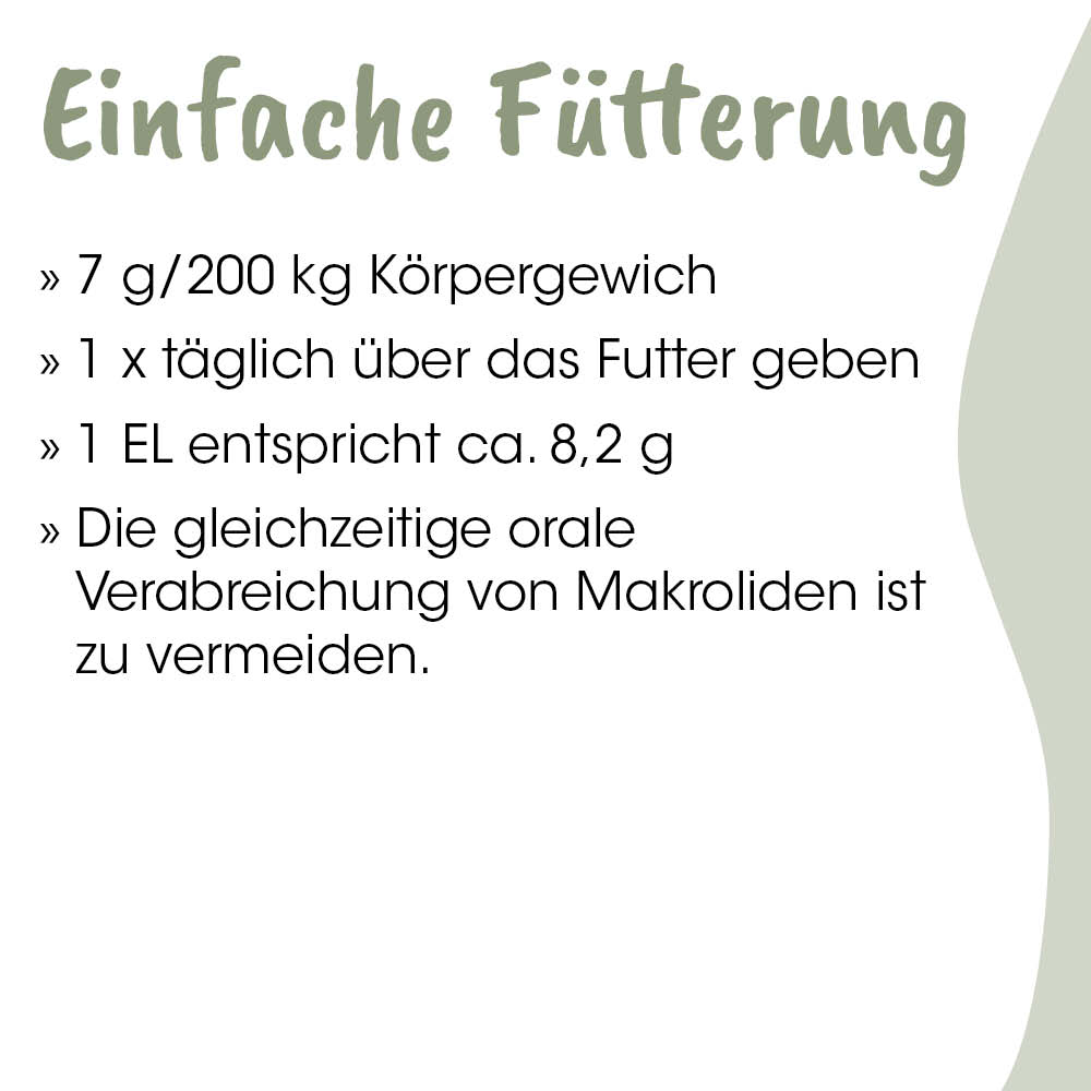 Futterung, Makroliden, Körpergewicht, Tägliche Fütterung, Vitaminzusatz