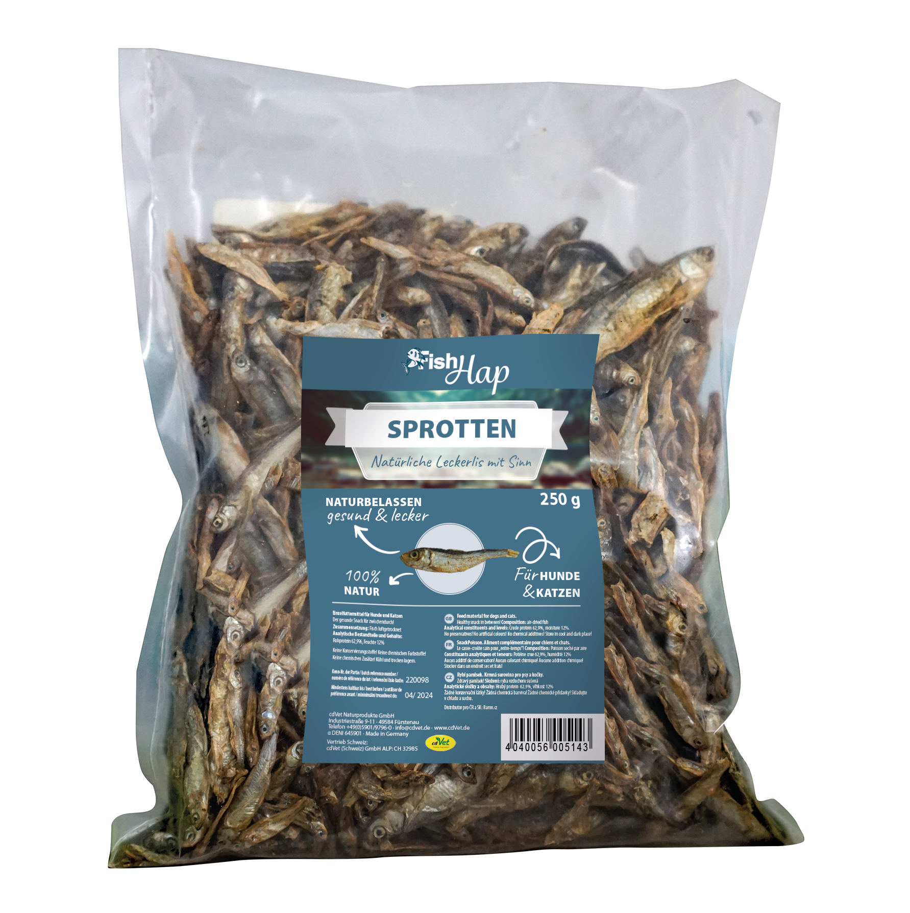 Fit-Hap FishHap Sprats 250 g