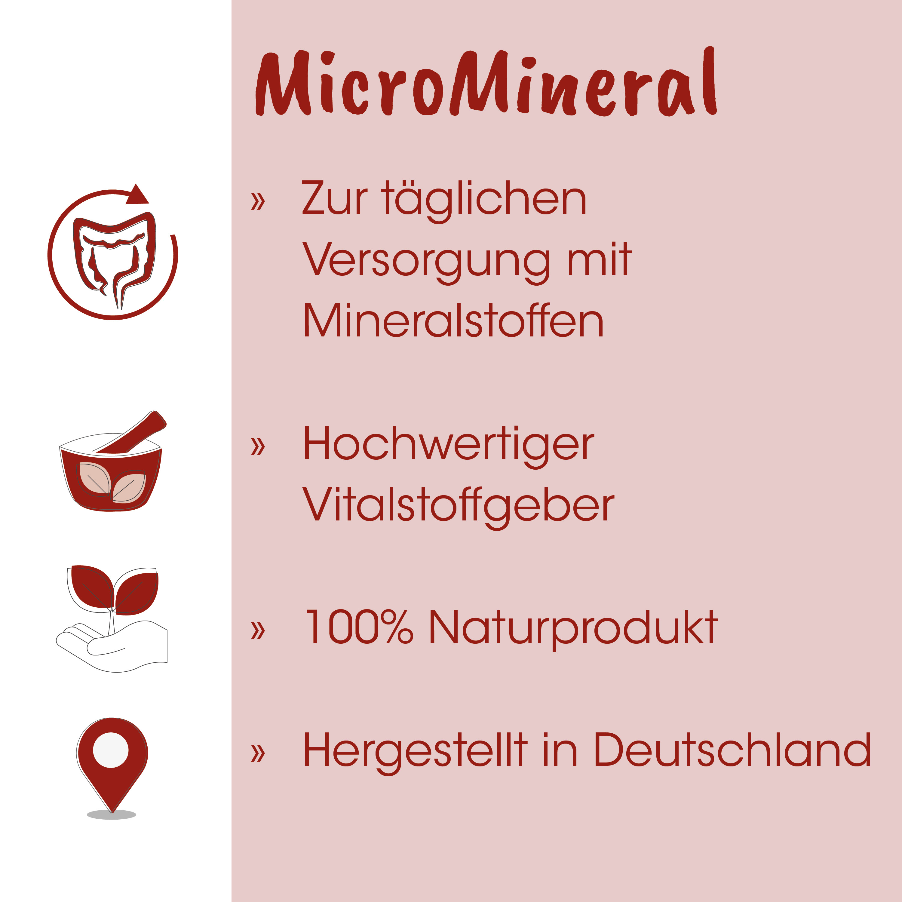 mineral, Mikromineral, Naturprodukt, Made in Germany, Hergestellt in Deutschland
