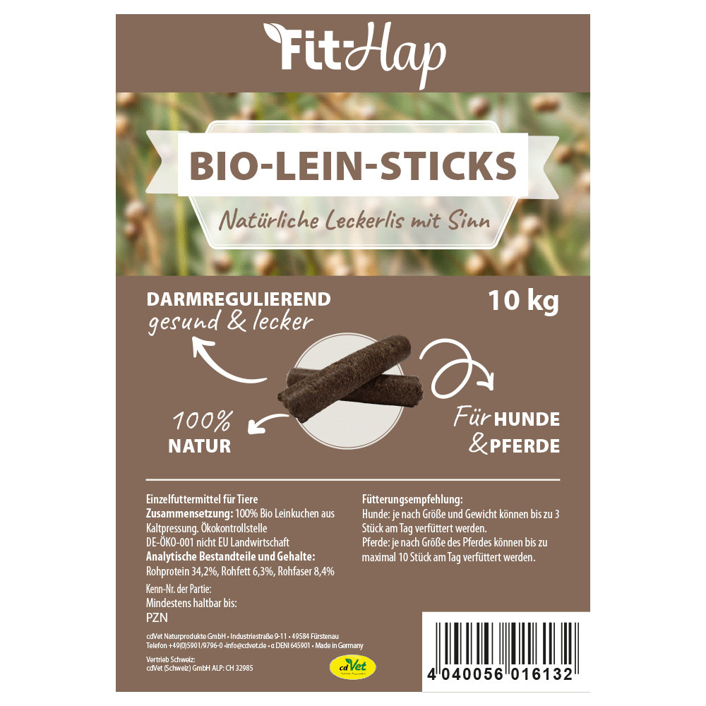 Fit-Hap Sticks de Lin Bio 10 kg