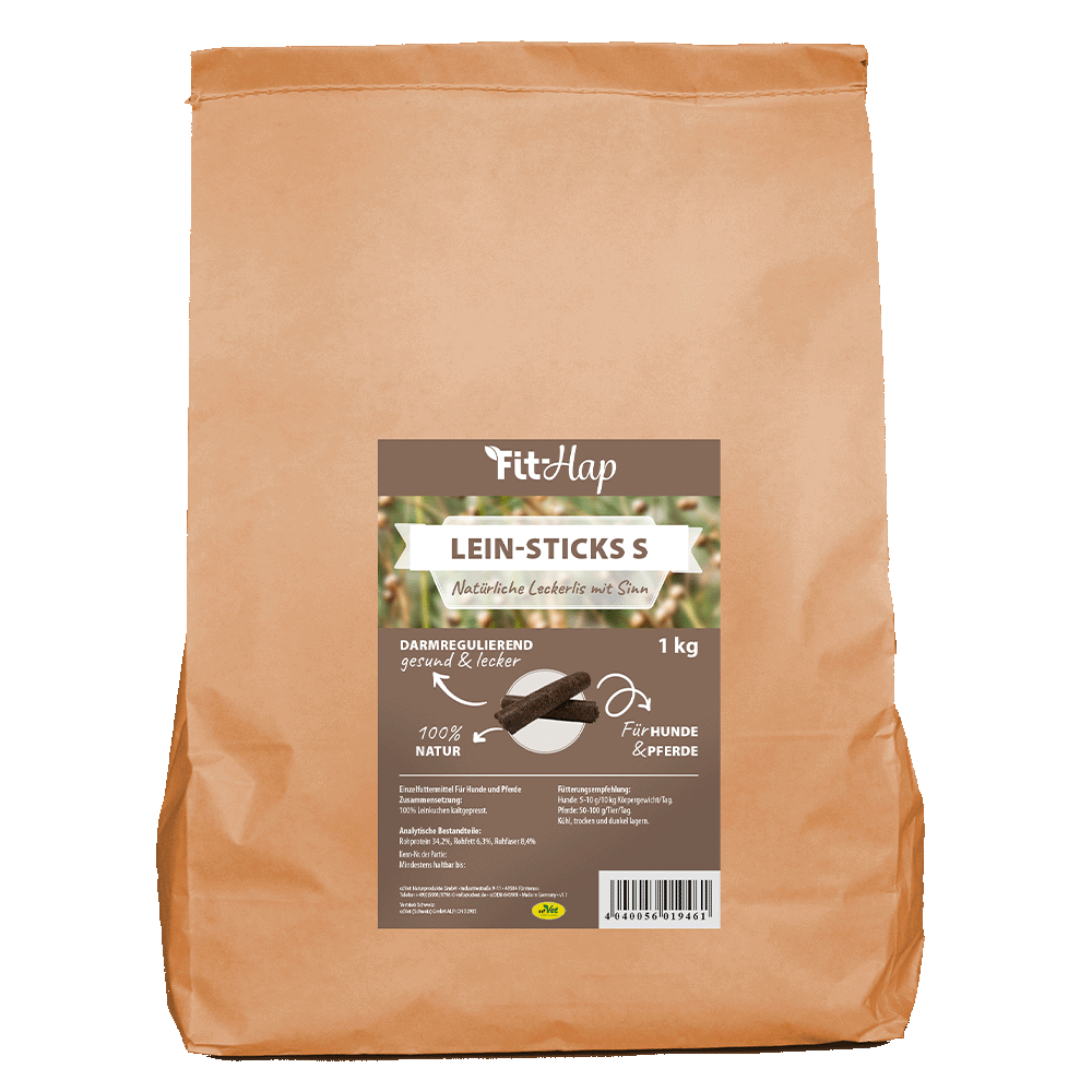 Fit-Hap Bâtons d‘Expulseur de Graines de Lin S 1 kg