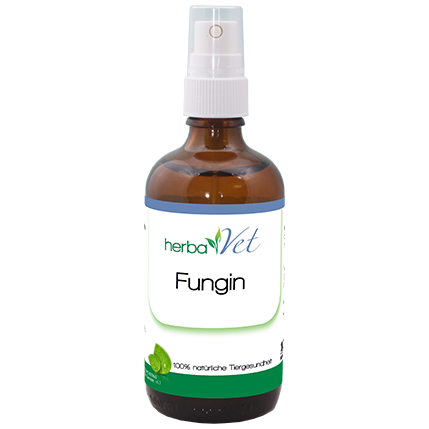 Fungizidspray, Tierpflege, Kräuterspray, Tiergesundheit, Flasche mit Sprühkopf
