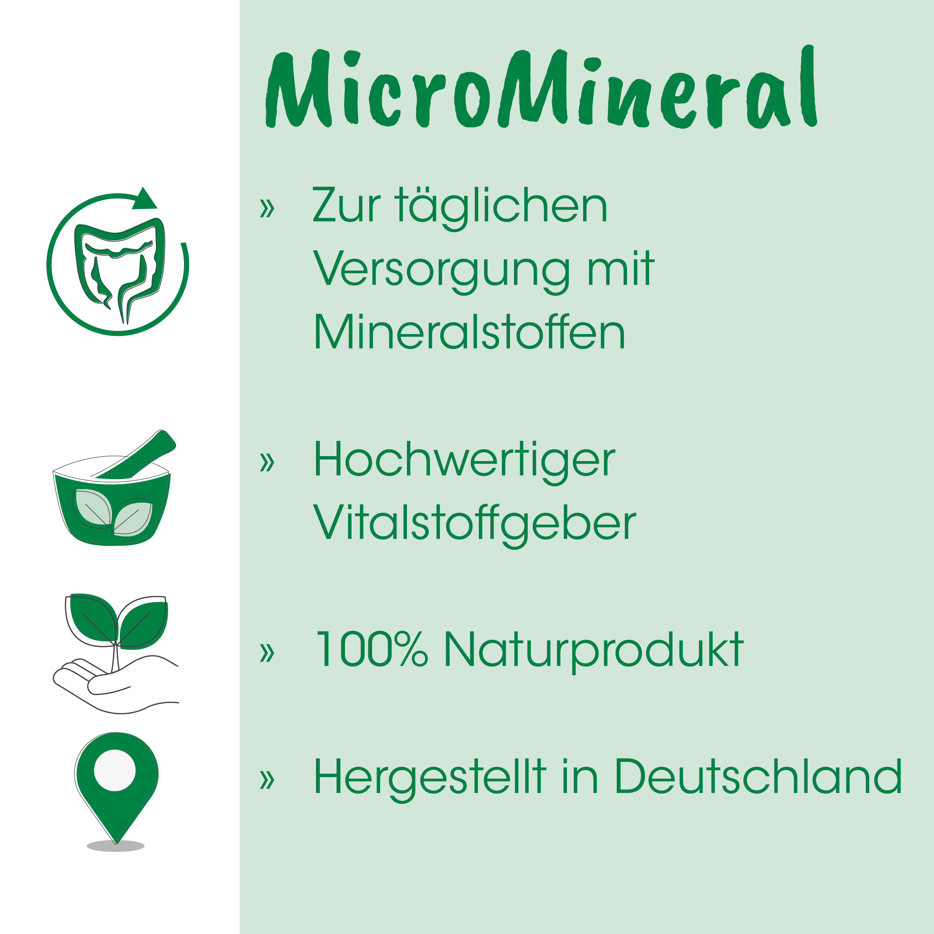 mineral, natürliches Produkt, Vitamine, pflanzlich, Herkunft Deutschland