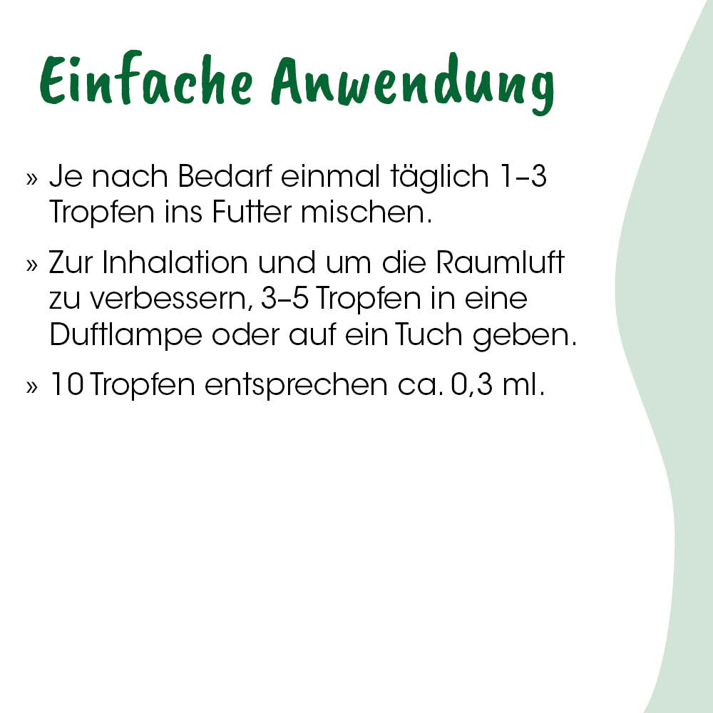 Anleitung, Anwendung, Tropfen, Inhalation, Flasche