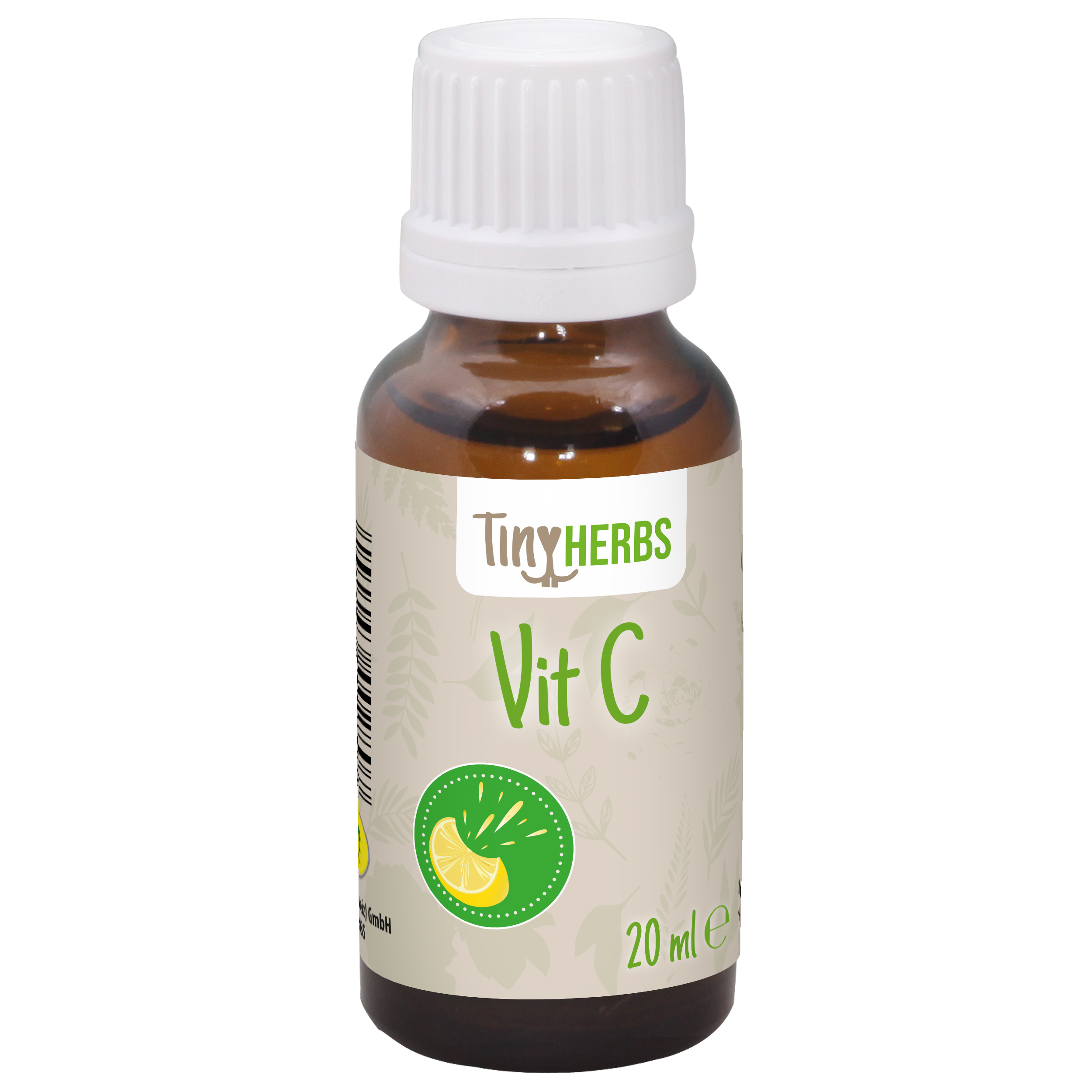 Vitamine C, Flüssigkeit, Vitamin C Tropfen, Mini-Flasche, 20 ml