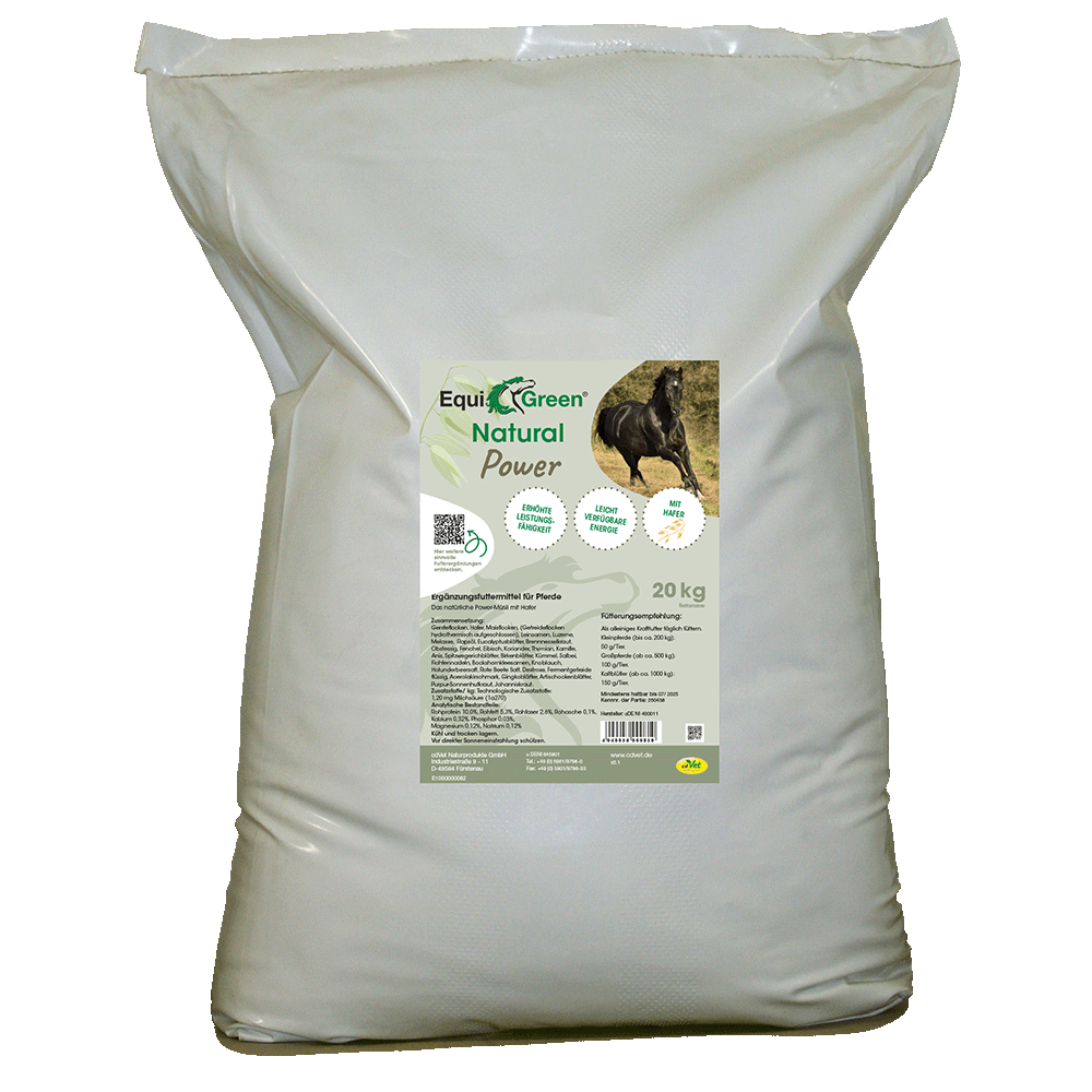 EquiGreen Natural Power avec Avoine 20 kg